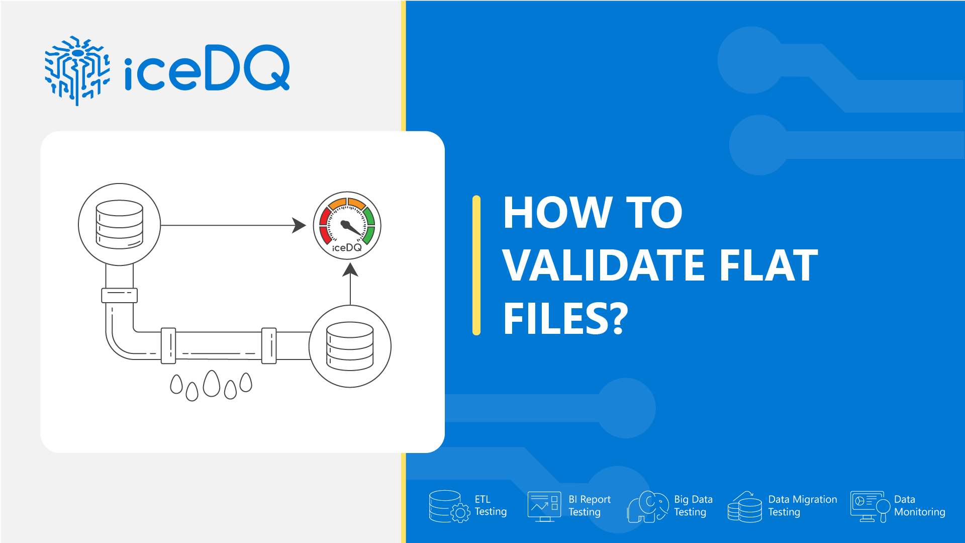 How to Validate Flat Files with iceDQ